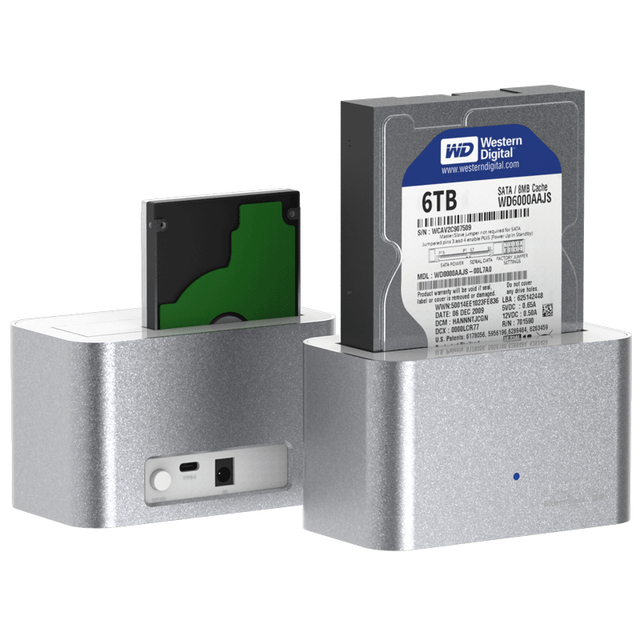 2.5 ''3.5'' Hdd Docking Station Voor Sata Hdd Ssd 1 Bay Usb 3.0 Type B Max 5Gbps externe Harde Schijf Docking Station USB3.0: HD01C-A