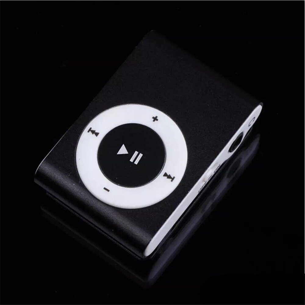 Mode Mini Usb MP3 Clip Muziek Media Speler Draagbare Mp3 Play Usb Ondersteuning Micro Sd Tf Card Muti Kleur: -Black