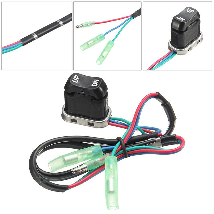 Himiss Trim Afstandsbediening Tilt Schakelaar Voor Yamaha Buitenboordmotor 703-82563-02-00