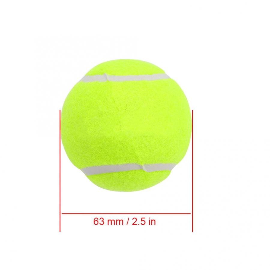 3 uds. Pelotas de tenis de amarillas para competición ejercicios de entrenamiento entretenimiento para equipos de tenis