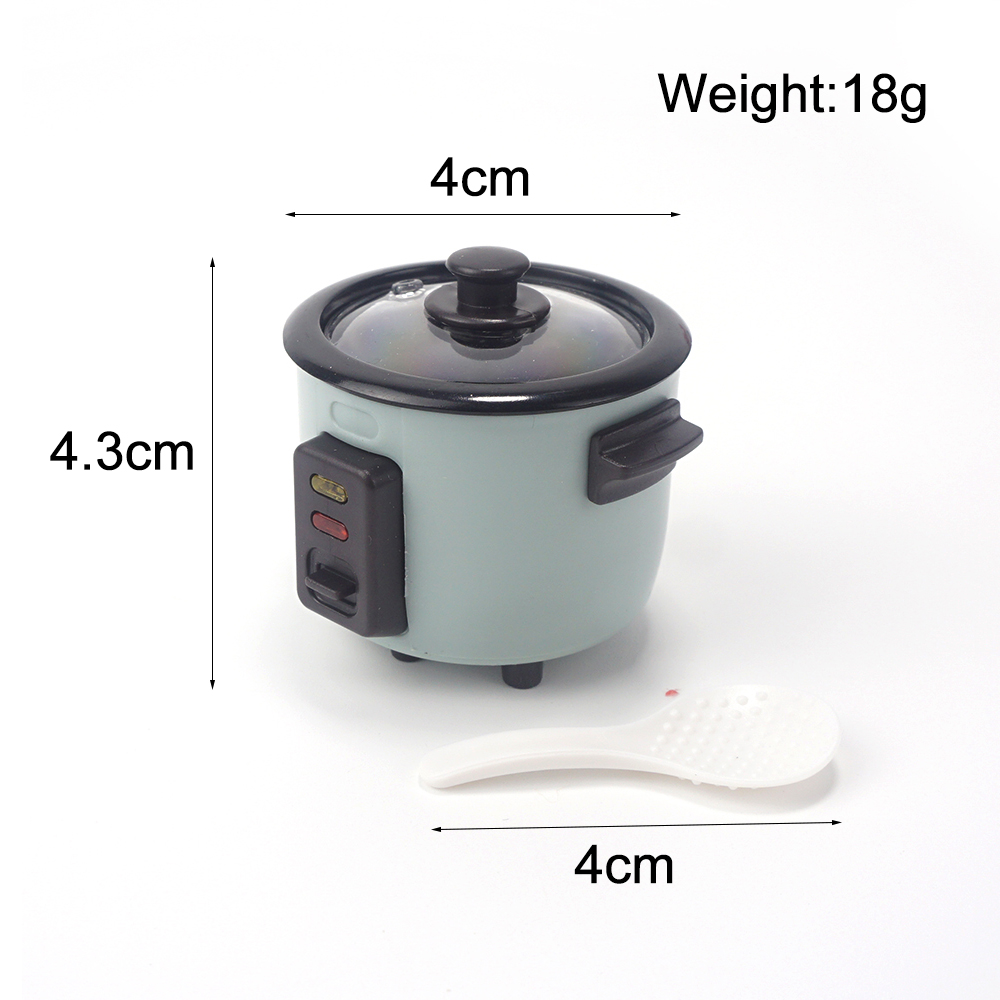 3 Kleuren 1:12 Dollhouse Miniatuur Pannenkoek Maker Keuken Meubels Elektrische Model Poppenhuis Miniatuur Accessoires: WHITE