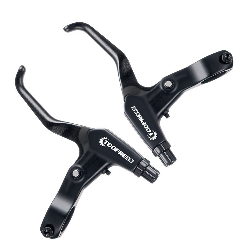 1 Pair Ultralight Aluminum Alloy Bicycle BMX Brake Handle MTB Mountain Bike Cycling Brake Levers V/Disc Brake Lever: Black