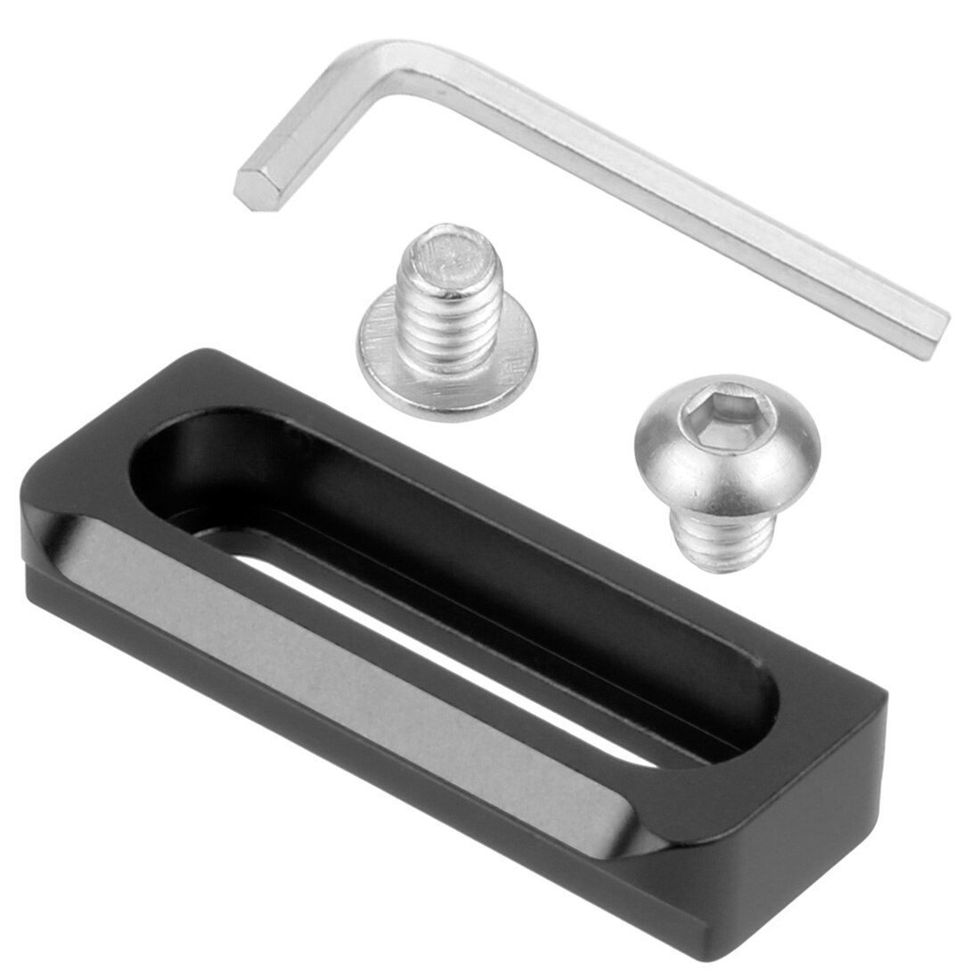 Quick Release Safety Rail Rig for NATO Rail 48mm 63mm for Anti-Off Top Handle Clamp Slider Adapter DSLR Camera Cage Extension: 48mm