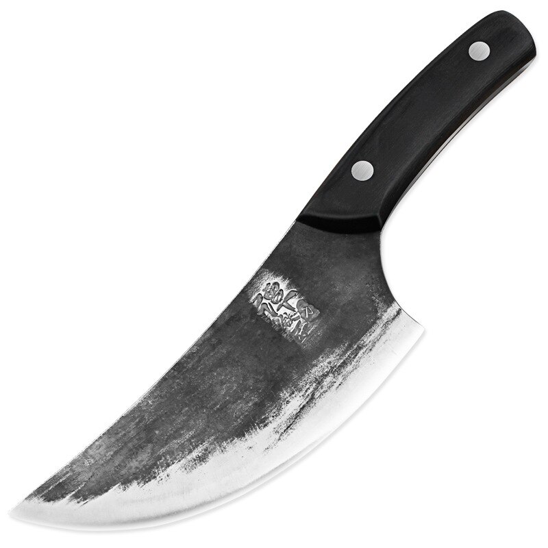 Håndlavet smedet slagtning udbenningsknive kødkløver med ibenholt håndtag smedet stål køkkenkniv slagterkniv kokskniv