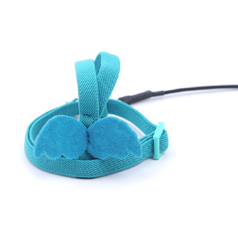 Huisdier papegaai vogel harnas riem buiten verstelbare trainingstouw tractiebanden: Blauwe c