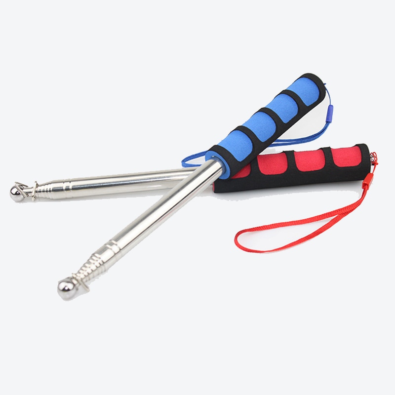 Brand 2M/2.5 Meter Outdoor Vlaggenmast Rvs Telescopische Vlag Pole Voor Leraren Onderwijs Pointer Gids banner