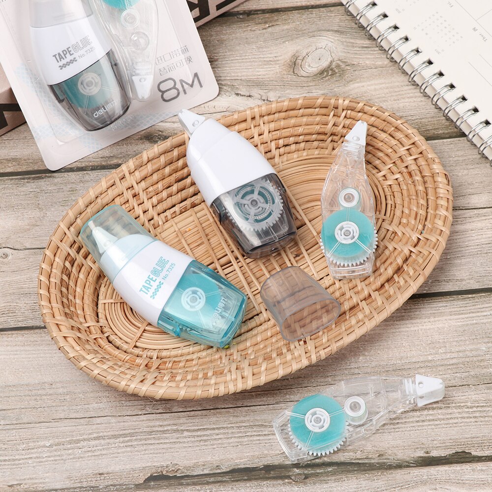 3 Type Double Sided Adhesive Dots Stick Roller Glue Tape Dispenser Sticks Adhesive Cutter Stationery Office Supply