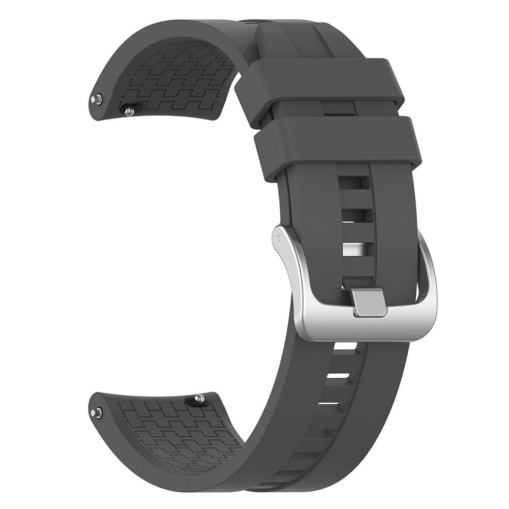 Polsband Vervanging Siliconen Horloge Band Eenvoud Verstelbare Duurzaam Zachtheid Voor Huawei Horloge Gt 2 Gt Honor Magic: Dark Grey