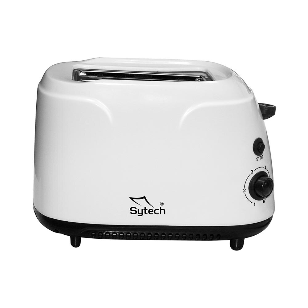 Grille-pain 2 tranches, puissant, 700W rapide, portable, blanc, plateau de casserole, antidérapant, cuisine, grille-pain, grille-pain