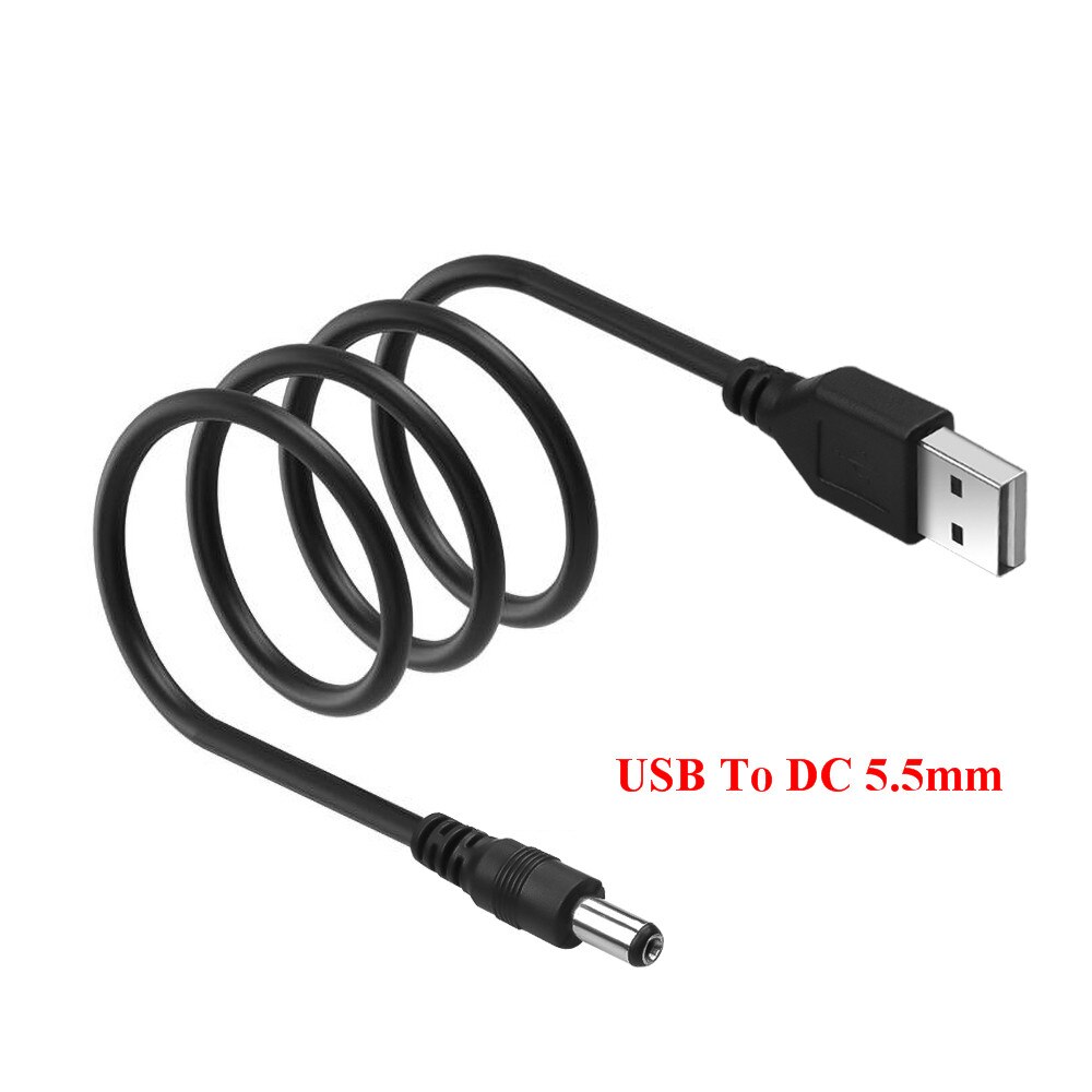 Mini 5V 2A Usb Naar Dc 5.5Mm 2.5Mm Usb Power Supply Kabel Snoer Adapter Oplader Jack Plug voor Tablet: Default Title