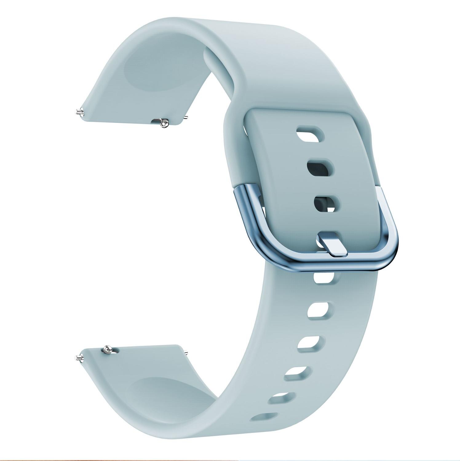 Gear S3 Frontier/Classic Watch Band 22mm Silicone Sport Replacement Watch Men women's Bracelet watches Strap for Samsung Gear S3: Light blue