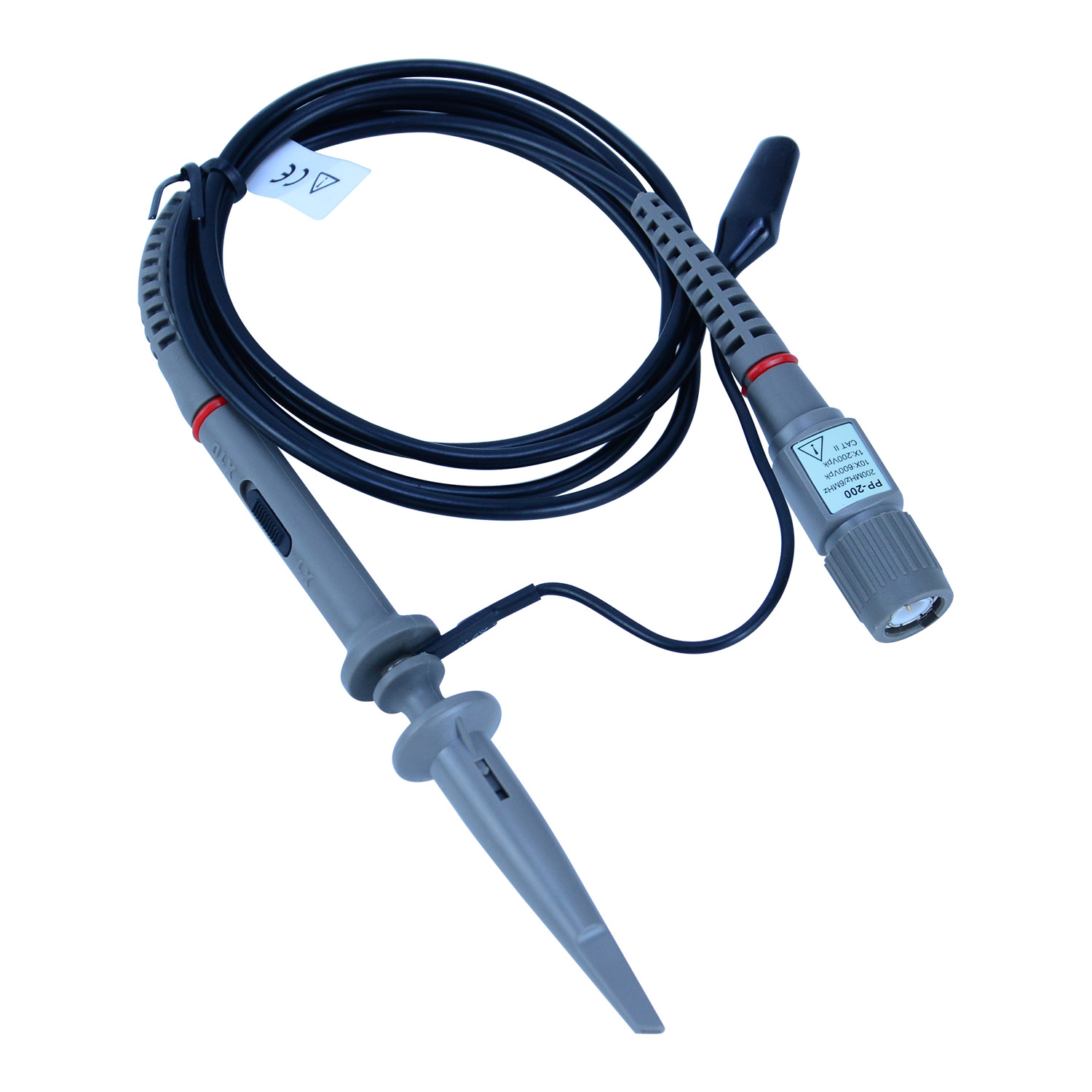 Hantek oscilloscope probe accessories 60MHz 80MHz 100MHz 200MHz 250MHz: Silver