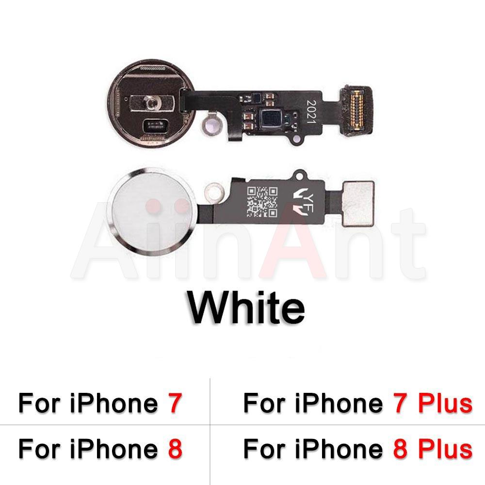 Aiinant Originele Home Knop Flex Voor Iphone 5 S Se 6 6 S 7 8 Plus 8 Plus 7Plus terug Thuis Flex Kabel Functie Vergadering: For 7-8 Plus Gold
