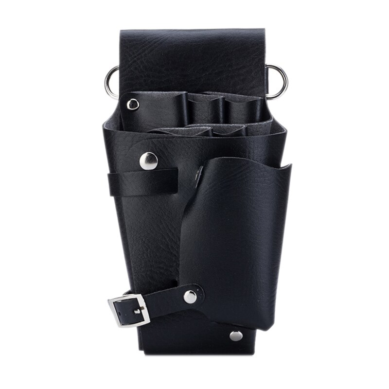 Lederen Kappers Case Gereedschap Schaar Zak Kapper Pouch Holder Klinknagel Portemonnee Verstelbare Taille Schouder Riem: Default Title