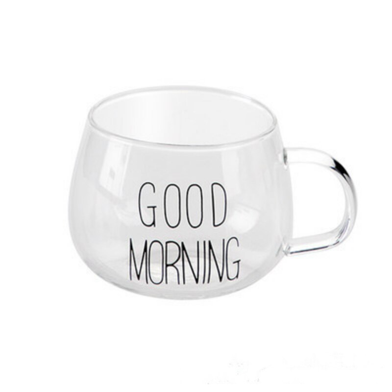 Dejlige glas morgenmad par kopper cappuccino latte kaffe te mælk yoghurt krus god morgen glas rejse kopper