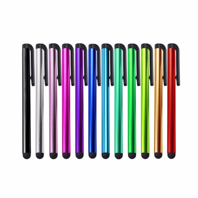 10 Stks/partij Capacitieve Touchscreen Stylus Pen Voor Iphone Ipad Touch Pak Voor Smart Telefoon Tablet Metalen Stylus Potlood