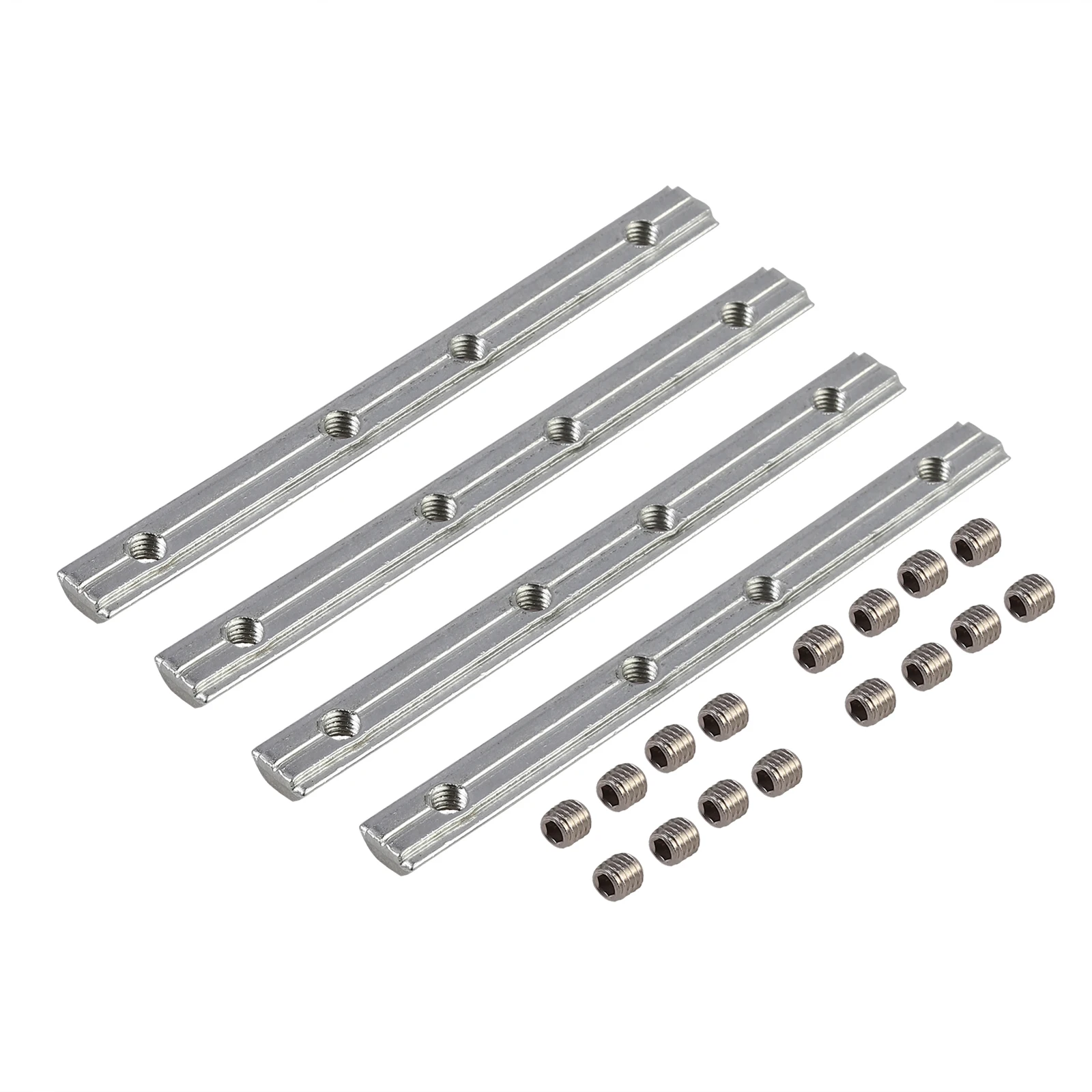 10 st 180 graders rak skarv invändig koppling aluminiumprofil beslag list 3030 4040 med  m5 m6 skruvar profil