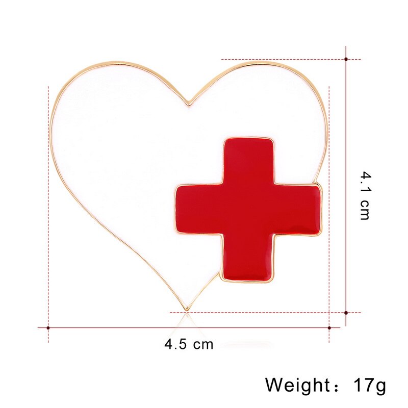 9 styl metalowa szpilka lekarz odznaka ekg stetoskop pogotowie anioł skrzydła pielęgniarka kapelusz krzyż kształt emaliowane broszki biżuteria medyczna prezent: 1