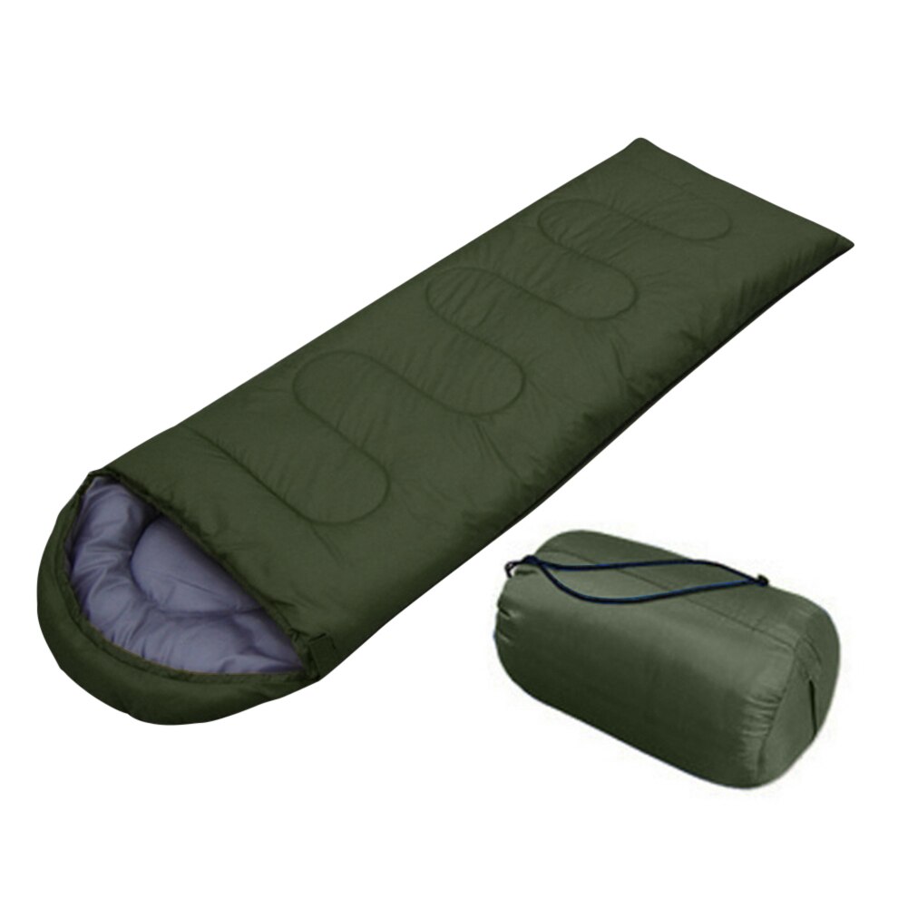Camping Sleeping Bag Ultralight Warm Sleep Bag for Outdoor Travel Hiking: Army Green
