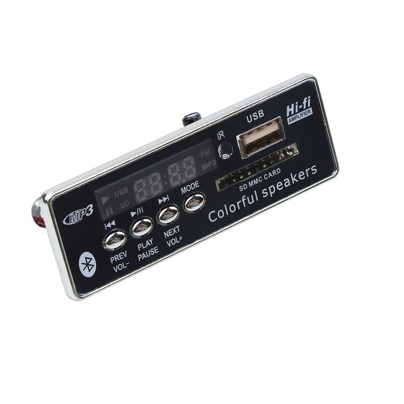 Kebidu carro mp3 decodificador placa módulo usb bluetooth mãos-livres jogador integrado ZTV-M01BT controle remoto usb fm aux rádio