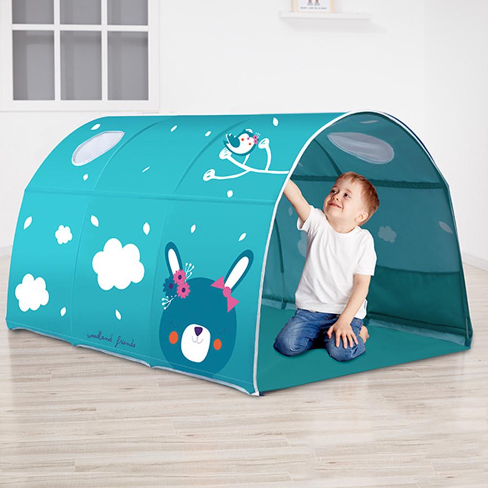 Casa de juegos para niños, tienda de campaña, cama de separación, artefacto, túnel, casa de juego, cama, dosel, cama de princesa, cortina, casa de juego