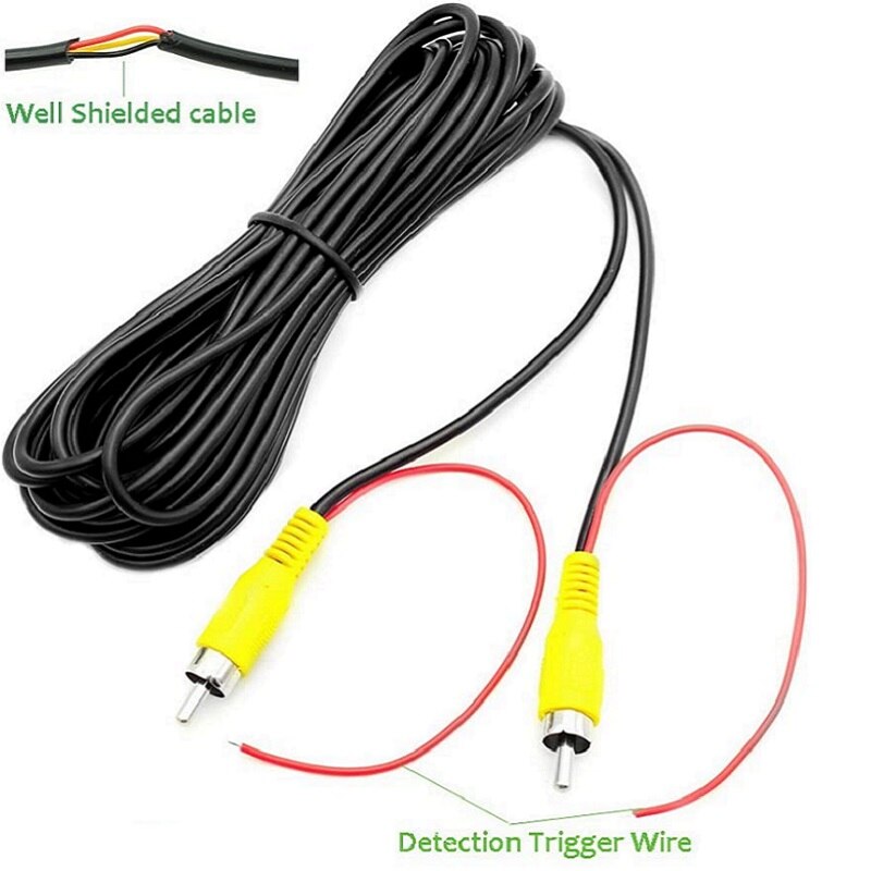 Câble vidéo RCA pour moniteur de voiture et caméra de recul