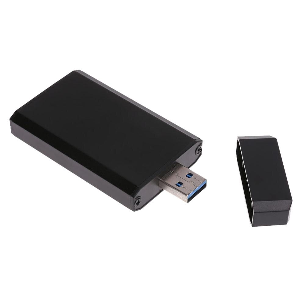 30x50mm mSATA SSD Behuizing Mobiele Harde Schijf Box Mini PCIe mSATA SSD USB 3.0 Converter Adapter behuizing Case: Default Title