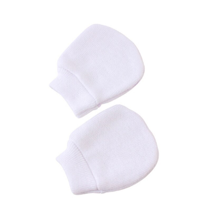 3 Pair/set Simple Cute Baby Knitting Mitten Newborn Anti-eat Hand Anti-Grab Face Protect Glove Baby Mitten