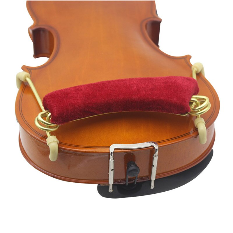 Verstelbare Universele Viool Schoudersteun Metal Padded Voor 3/4 4/4 Fiddle Viool Onderdelen &amp; Accessoires