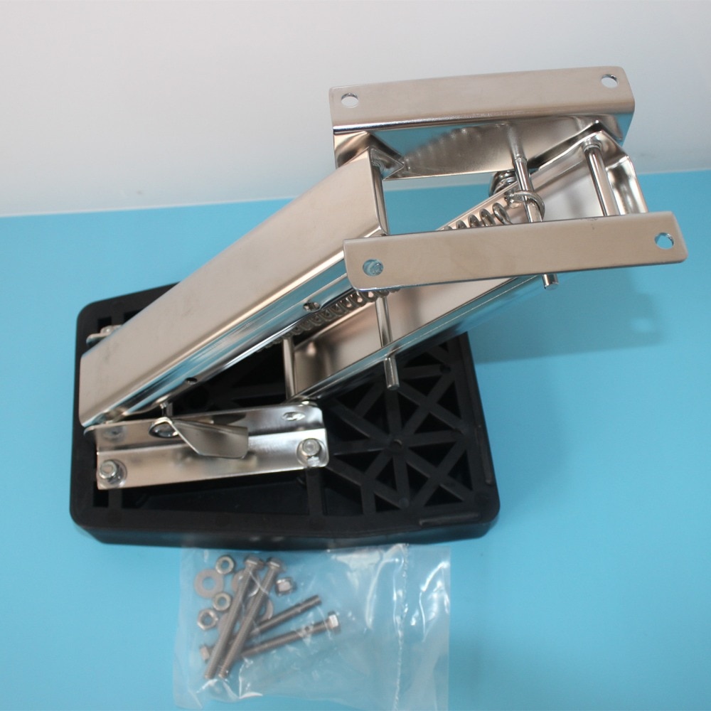 10 HP 2 Stroke Motors OUTBOARD AUXILIARY STAINLESS STEEL MOTOR BRACKET