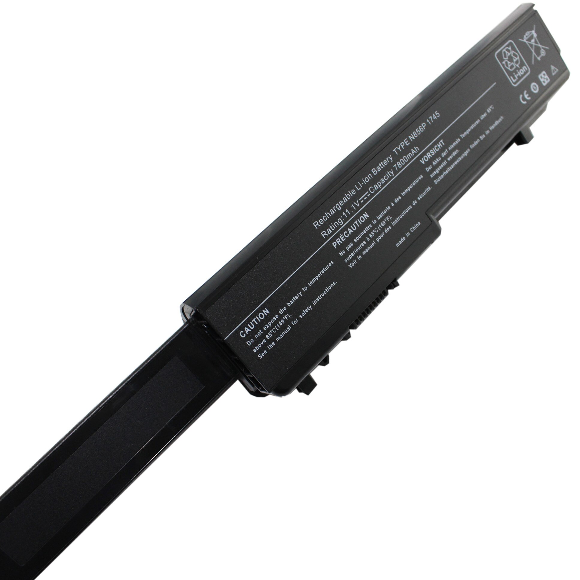 HUAHERO Battery for Dell Studio 17 1745 1747 1749 Laptop PC N856P M905P M909P N855P U150P U164P W080P Y067P 9 cell 11.1V 7800mAh