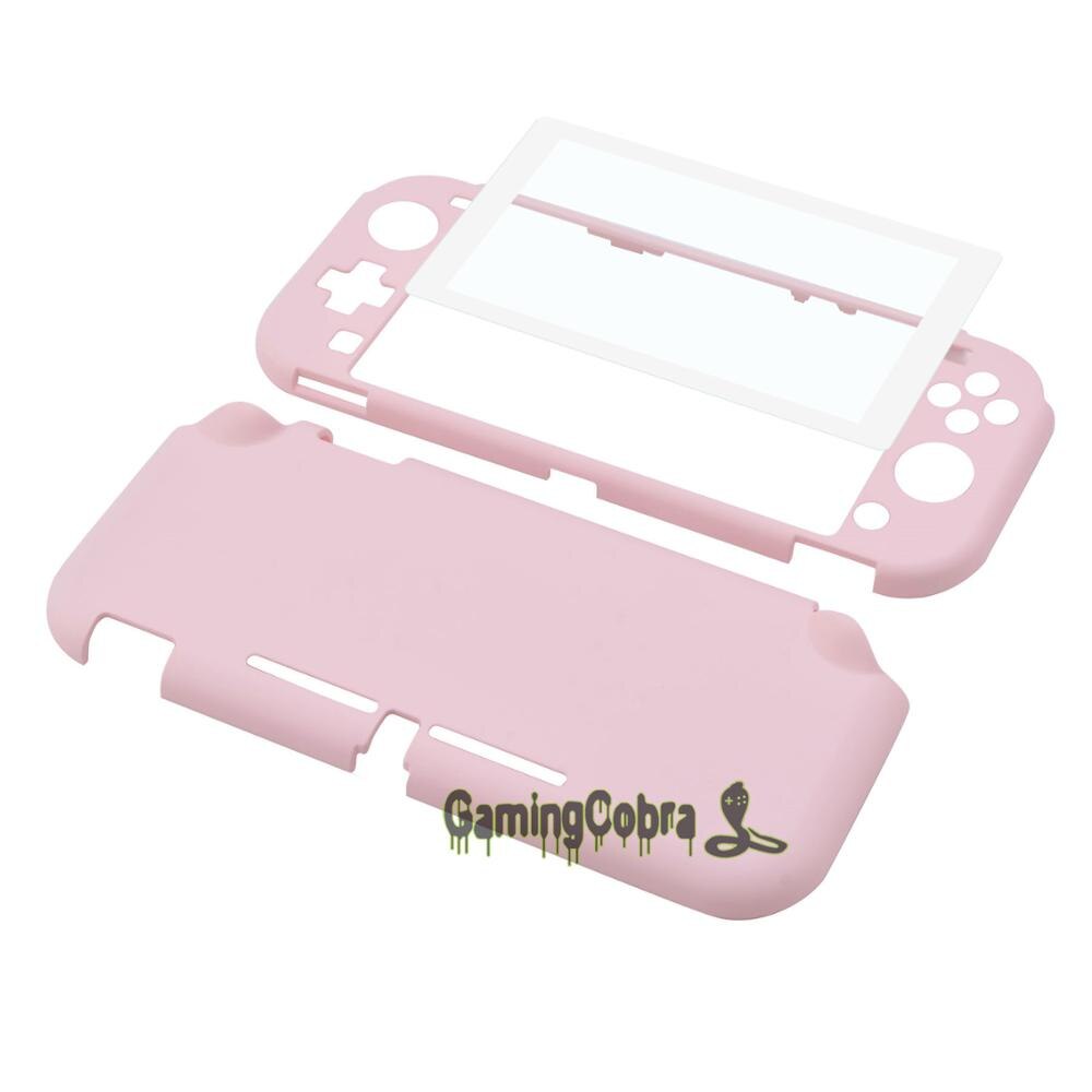 Sakura rose Soft Touch housse de protection rigide pour NS Switch Lite - 1 x bordure blanche verre trempé protecteur d'écran inclus