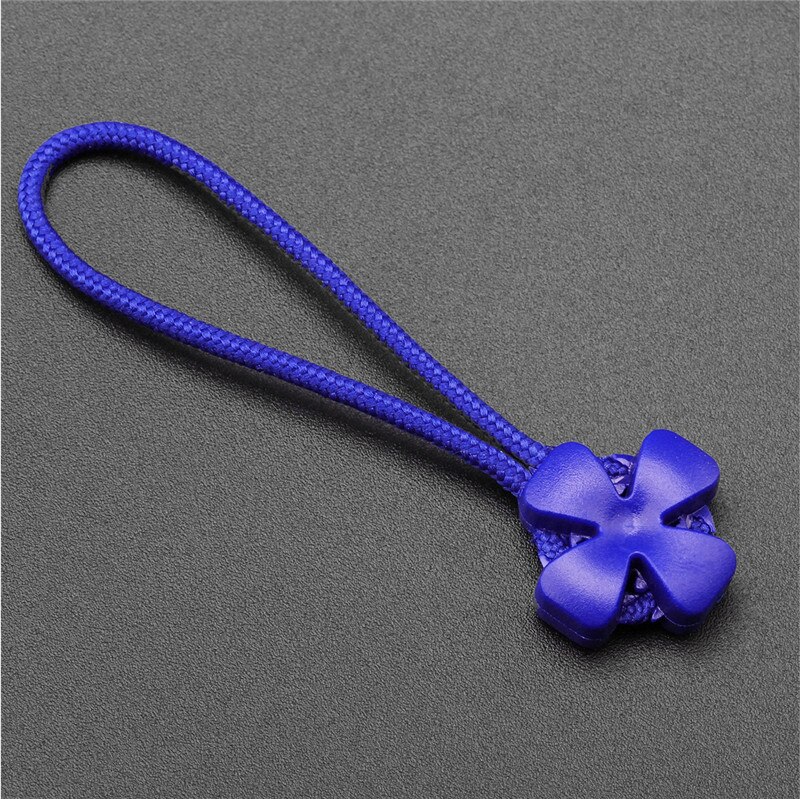 1000 Pieces/Lot Zipper Slider Zipper Slip Rope Pull Puller Detachable Clip Slider Cord For Clothes Bags Garment Accessory: blue