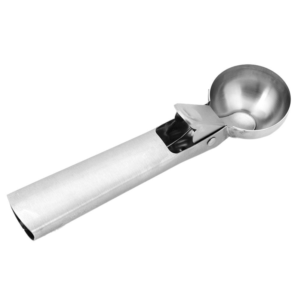 Stainless Steel Ice Cream Spoon Portable Ice Hockey Machine Frozen Yogurt Cake Spoon Tools Baller Kitchen Home Accessories