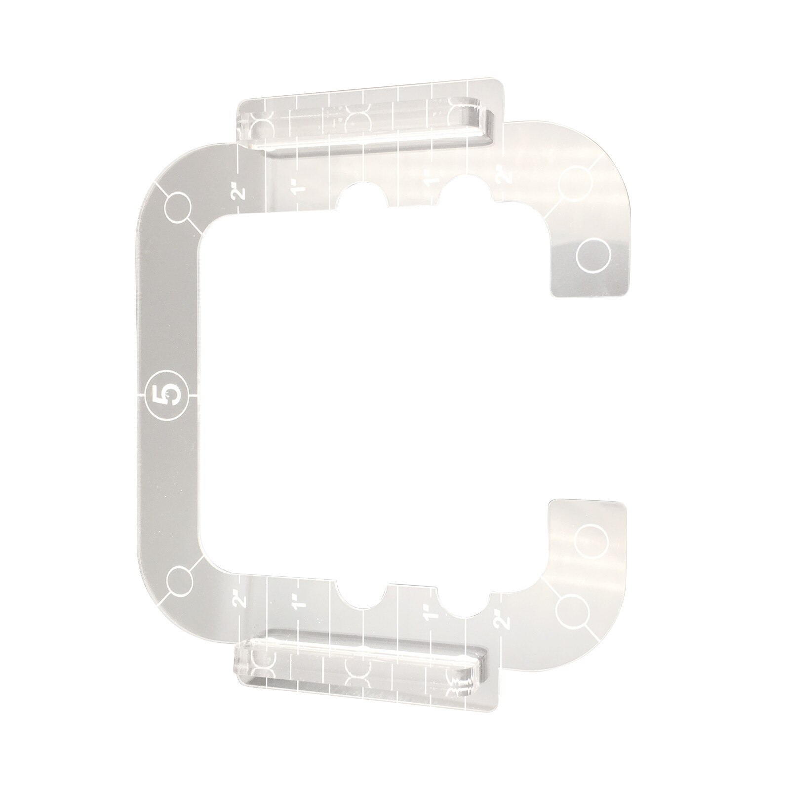 Free Motion Quilting Template Series 5 with Quilting Frame for Domestic Sewing Machine for Domestic Sewing Machine Ruler