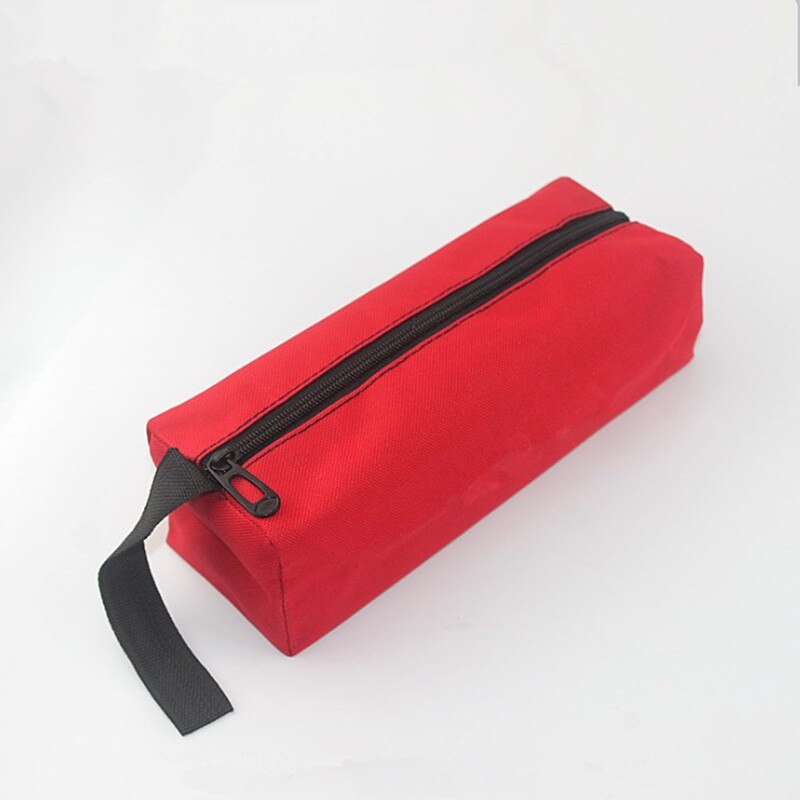 Draagbare Elektrische Instrument Zak Hand Tool Case Waterdichte Tassen Multifunctionele Schroef Nail Boor Klein Gereedschap Opslag: Red