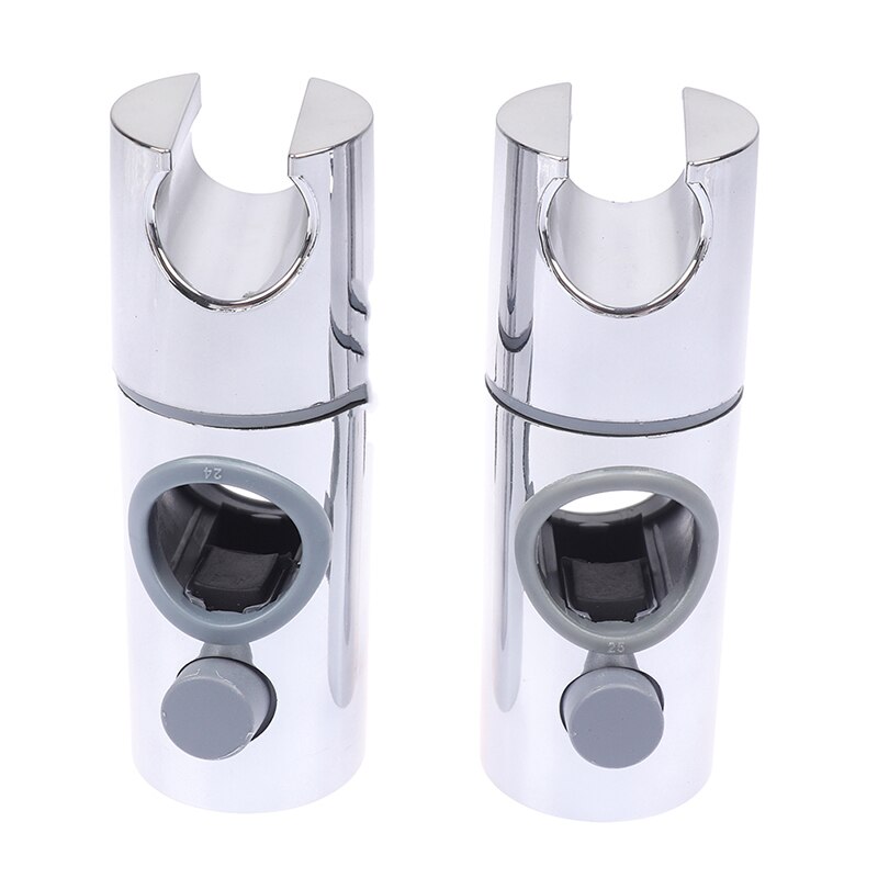 Bruser beslag brusestang holder 22 ~ 25mm abs krom brusehoved holder justerbar badeværelsestilbehør universal