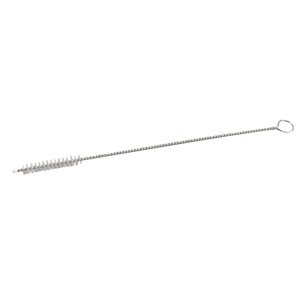 Botella portátil espiral de paja blanda cepillo para limpieza de hogar, cepillo de acero inoxidable para botella, cepillo de paja, cepillo para taza