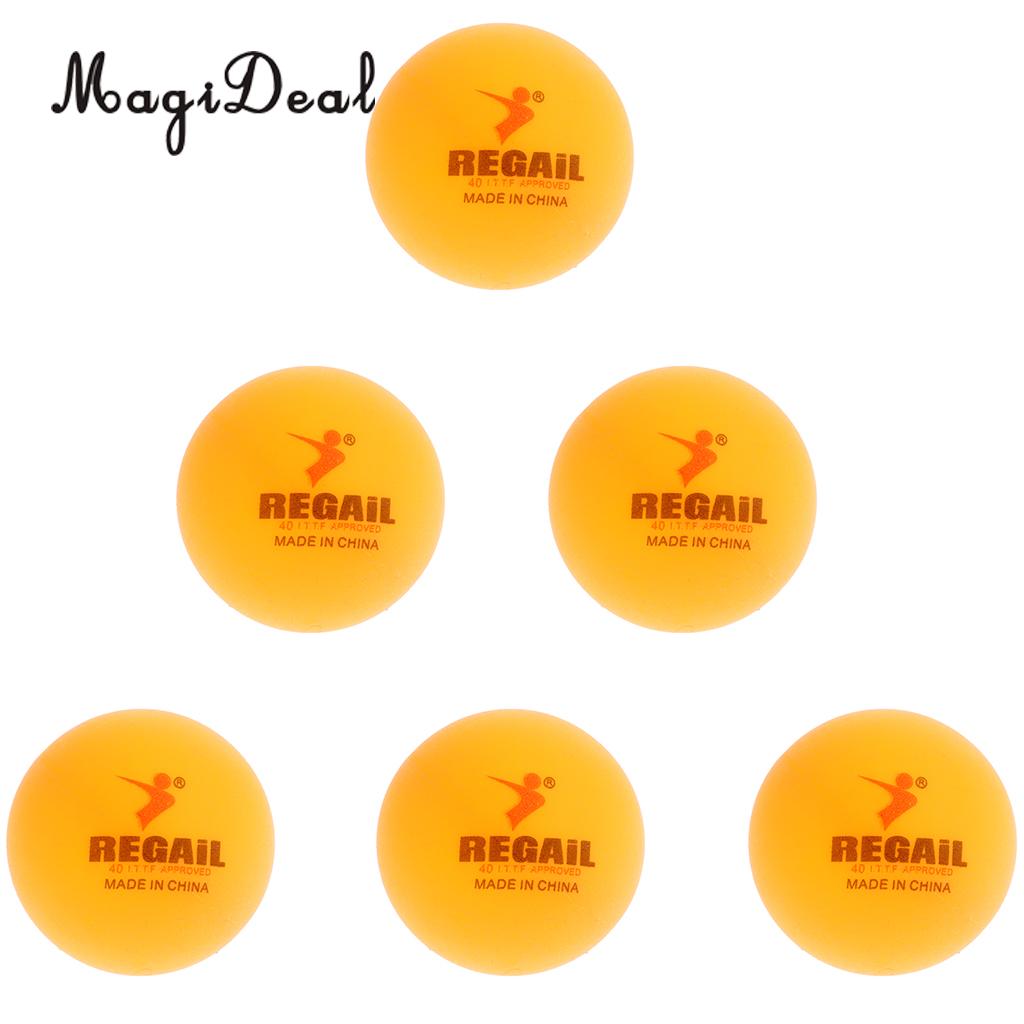 MagiDeal pakiet 6 świst P ong piłeczki robić tenisa stołowego piwo P ong kulki