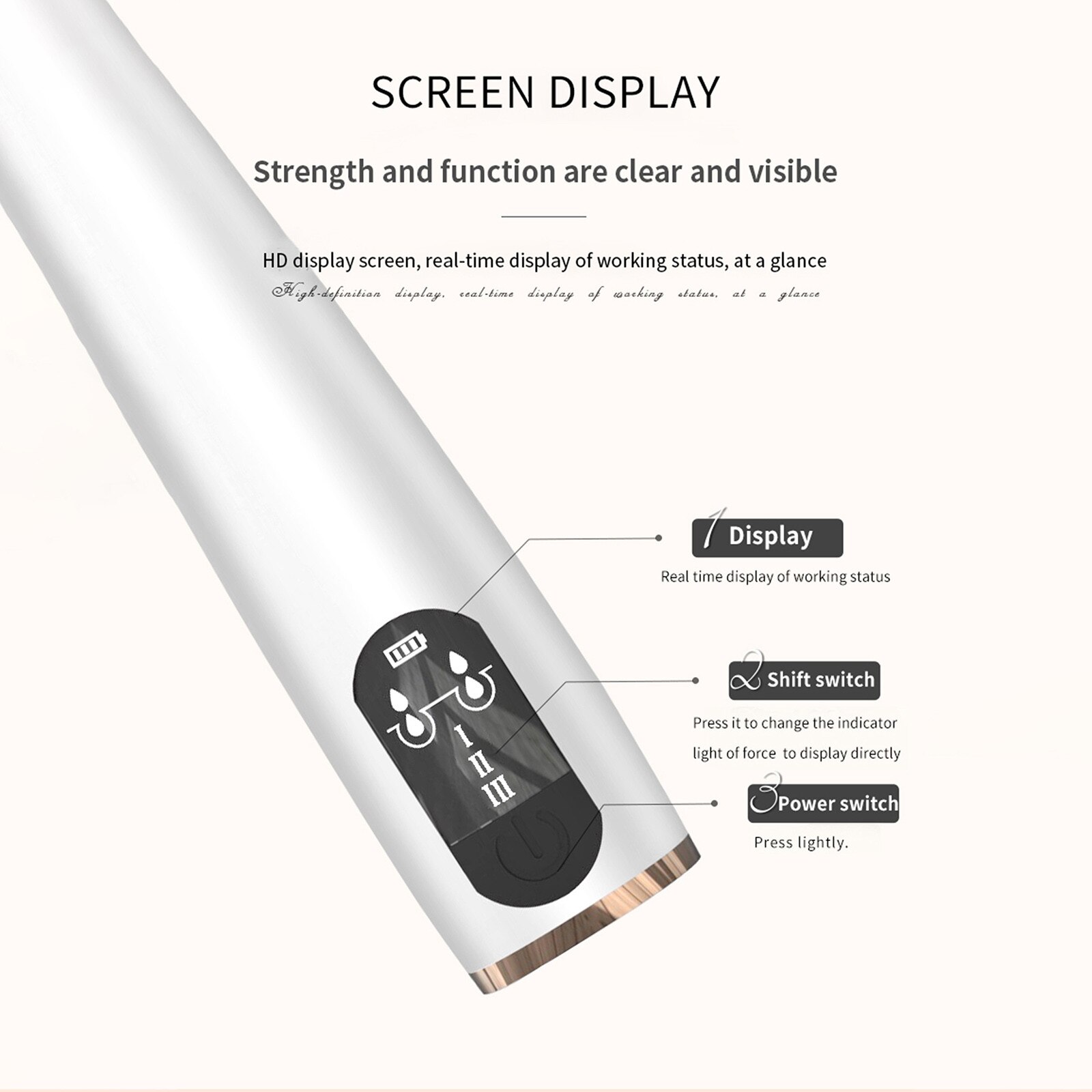 Microdermabrasion Diamond Facial Peeling Device Blackhead Suction Device Pore Cleaning Electric Blackheads Suction #3