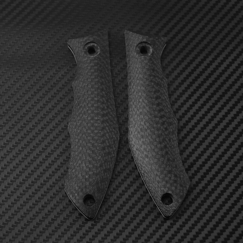 1 Paar 3K Carbon Fiber Grips Voor Diy G10 Mes Handvat Materiaal 120*30*6Mm Handwerk ruwe Koksmes Materiaal