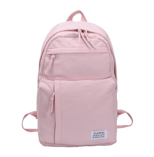 Chuwanglin unsiex multifuncional mochila oxford lazer saco de viagem ao ar livre mochilas alta capacidade sacos para portátil f61204: Rosa