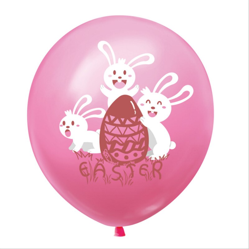 12- tommer gummiballoner sæt tegneserie kanin påske fest dekoration forsyninger