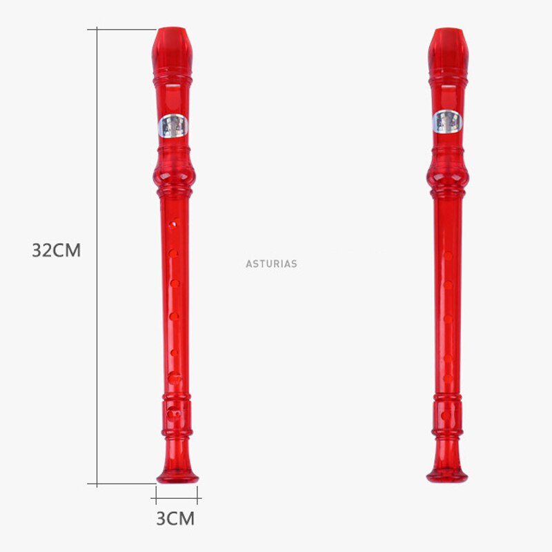 Student Children Plastic Flute Recorder 6 8 Holes Detachable Music Instrument YA88