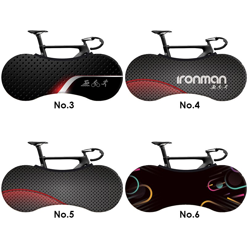 Cubierta de Interior para bicicleta de montaña, tela elástica de , 26-28 pulgadas, cubierta antipolvo, protección de neumáticos, almacenamiento de accesorios para bicicleta