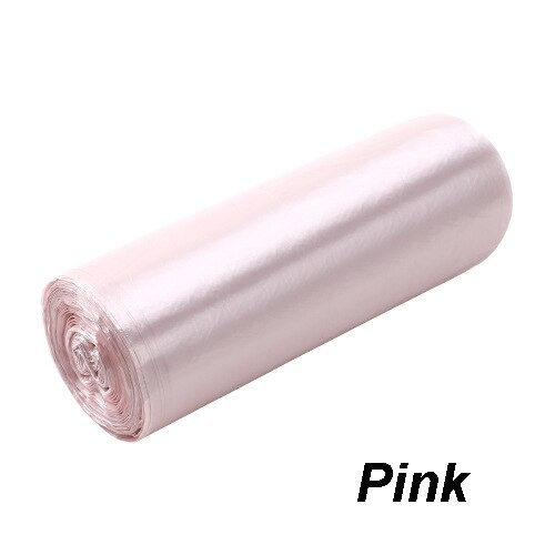 60pcs 45x63CM Big Size Garbage Bags Rose gold Trash Bags Thicken Convenient Environmental Cleaning Waste Bag Plastic Trash Bags: Pink
