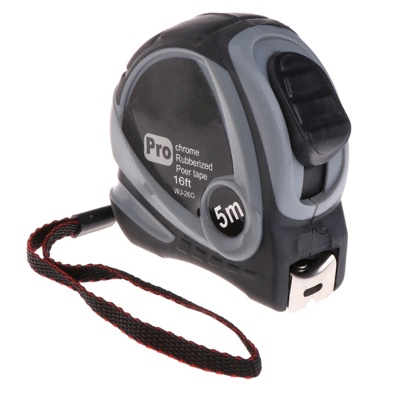 5m/7.5m Retractable Measuring Tape Auto Lock Measure Ruler Rubberized Metric Measuring Tape