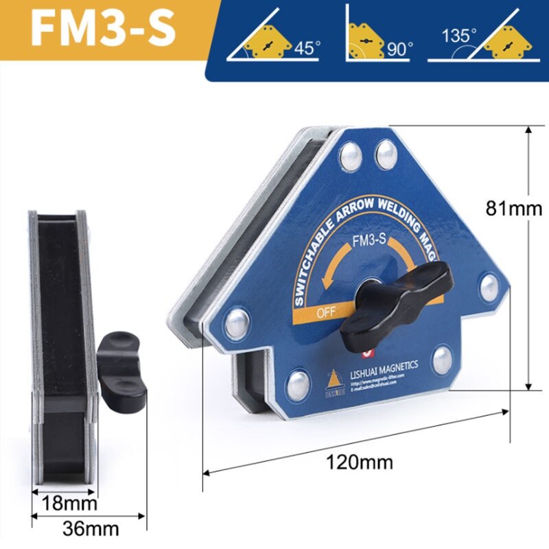 Welding Holder Magnetic Multi Angle Solder Weld Fixer Positioner Auxiliary Locator Tool Ferrite Holding
