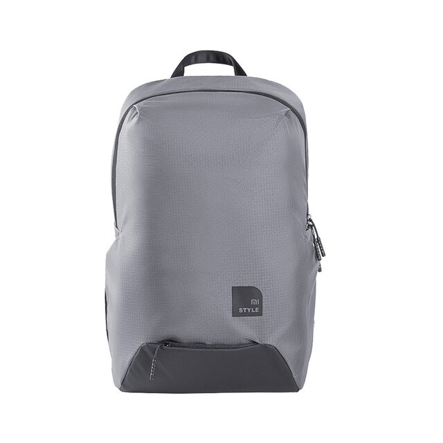 Xiaomi School Backpack Bag 600D Polyester Durable Waterproof Outdoor Suit For 15.6 Inch Laptop Computer: Gray