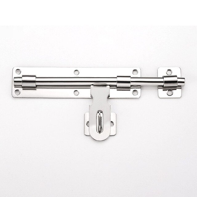 Tool Slide Bolt Gate Latch 1* Silver Slide Bolt Lock Gate Latch Stainless Steel 1pcs 1x